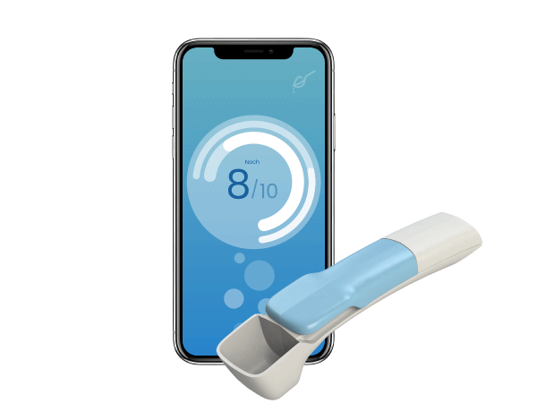 Dosierhilfe auf der Basis einer App für das Protokolieren der Vorgänge Native APP zur Steuerung des Dosiervorgangs