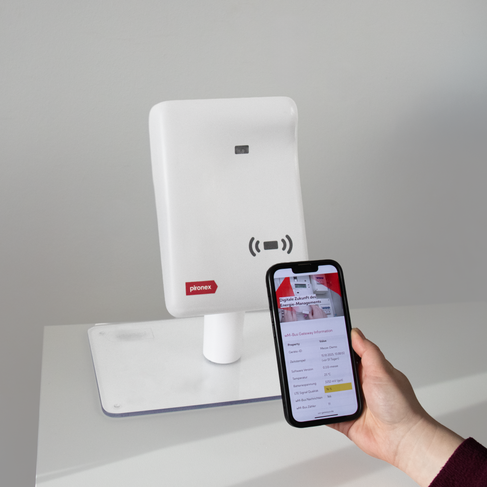 wM-Bus Gateway mit NFC auslesen